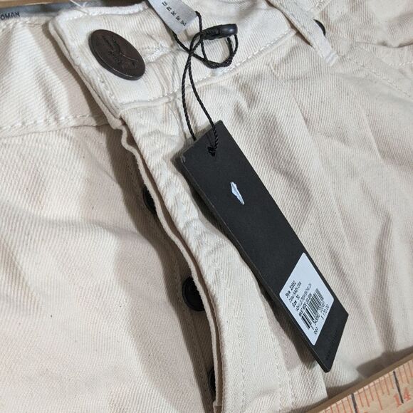 NWT OneTeaspoon Nashville Cream Smiths low waist wide leg jean 22582 size 30 - Picture 10 of 11